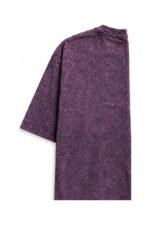 Essential Acid Wash Tee in Mauve, back view