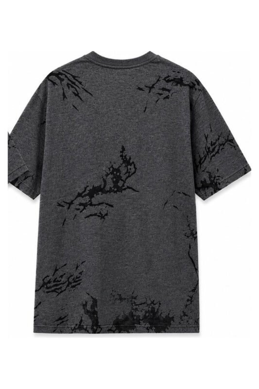 It's Secret Jersey Tee in Grey, back view