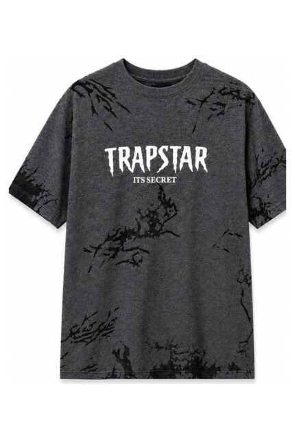 It's Secret Jersey Tee in Grey, front view