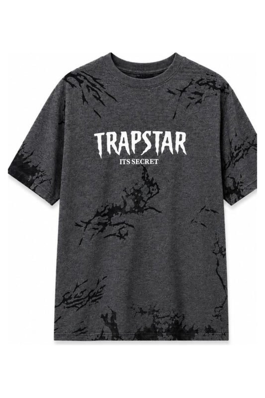 It's Secret Jersey Tee in Grey, front view